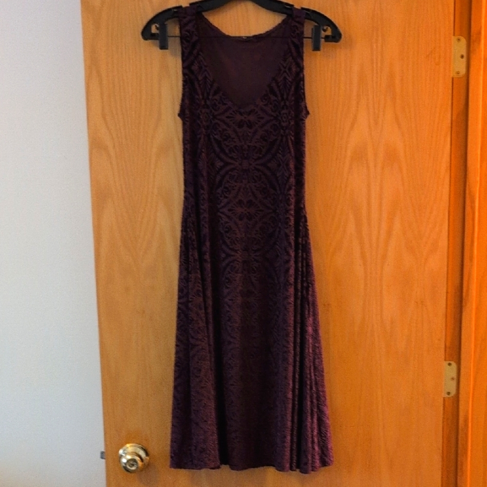 Elhoffer Designs Plum Velvet Dress XS